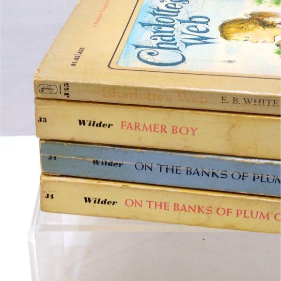 Harper Trophy Books Charlotte's Web Farmer Boy (2) On The Banks Of Plum Creek - Picture 12 of 14